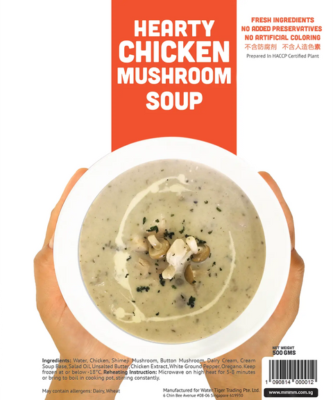 Hearty Chicken Mushroom Soup