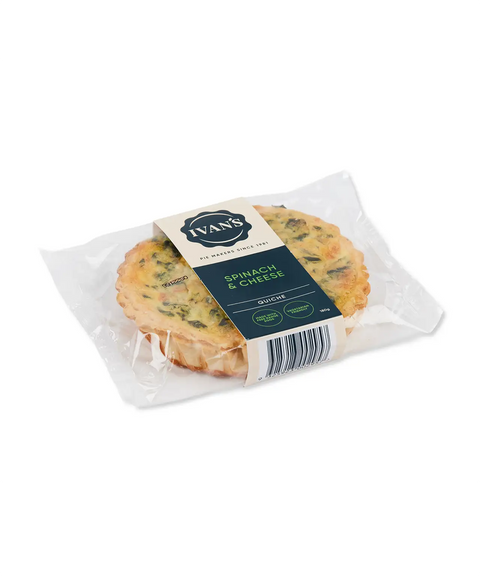 Spinach and Cheese Quiche (Vegetarian) | Ivan's Pies