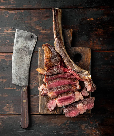 150 Days Grain-Fed Angus Beef Tomahawk