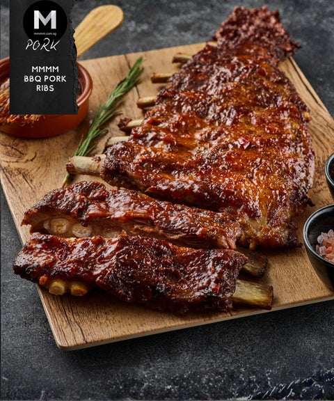 BBQ Cooked Pork Ribs