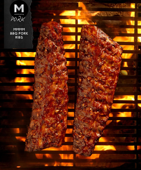 BBQ Cooked Pork Ribs