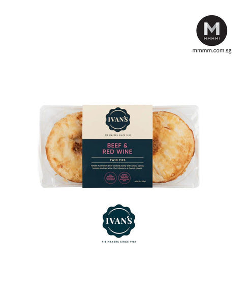 Beef & Red Wine Pies (Twin Pack) | Ivan's Pies
