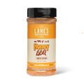 Jar of Lanes Honey BBQ seasoning on a white background