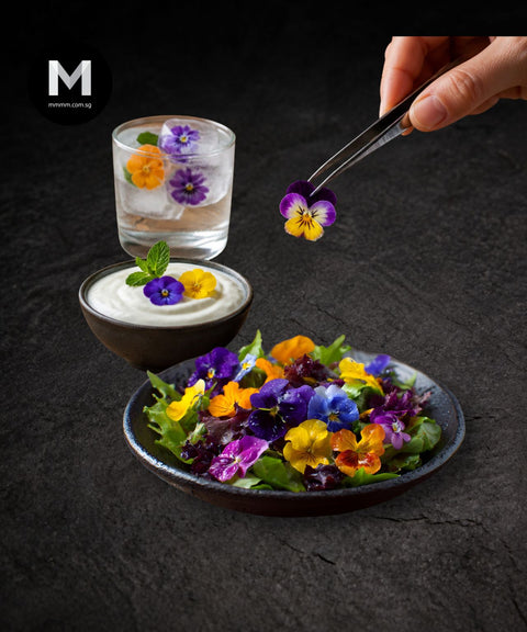 Fresh Edible Viola Flowers 25g