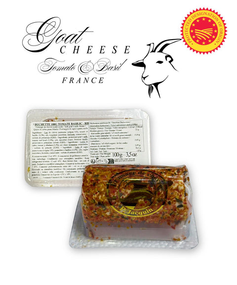 Bûchette Fraiches - French Goat Cheese with Tomato & Basil 100g