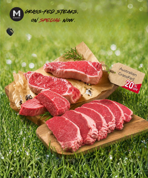 Australian Grass-Fed Steaks (up to 20%off)