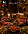 Mmmm! Holly Jolly Christmas Set 2026 for 3–5 people with honey baked ham, roast beef, smoked duck and festive sides