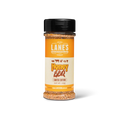 Spice jar labeled 'Lanes Honey BBQ' on a white background