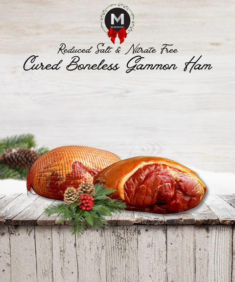Reduced Sodium Nitrate-Free Pork Shoulder Ham Skin On (2kg Christmas Ham)