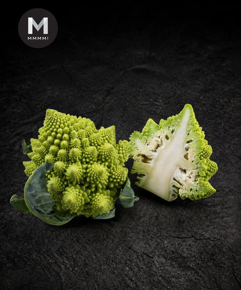 Fresh Romanesco cauliflower with spiral green florets | Mmmm Singapore
