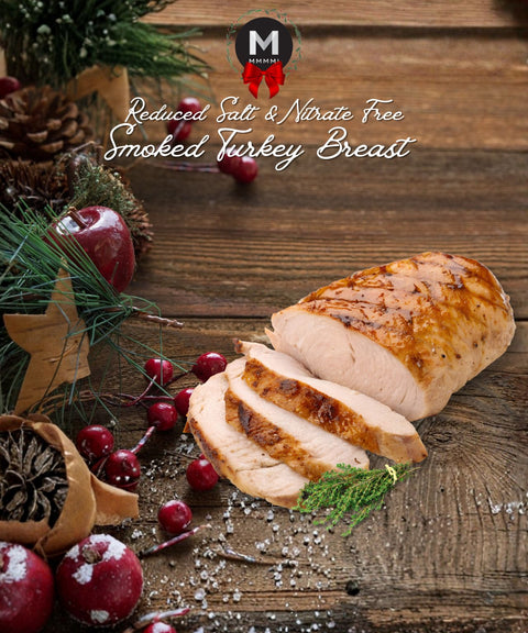 Premium Gluten-Free Smoked Turkey Breast Skinless Whole (2.3-2.5kg)
