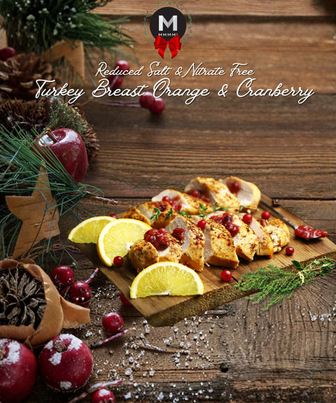 Reduced Sodium Nitrate Free Turkey Breast Orange Cranberry (1kg)