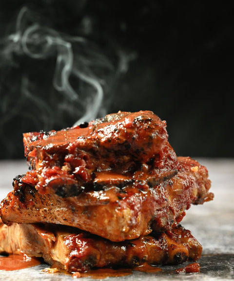 BBQ Cooked Pork Ribs