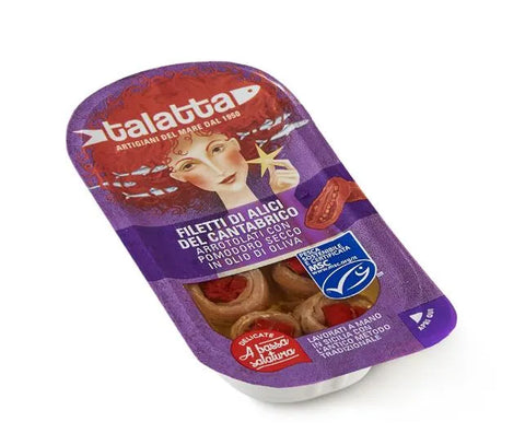 Talatta Anchovies with Sundried Tomatoes