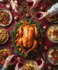 Whole roasted French turkey from the Mmmm! Yuletide Christmas Set