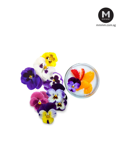 Fresh Edible Viola Flowers