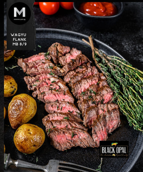 Aust Wagyu Beef Flank Shabu-shabu mb8/9