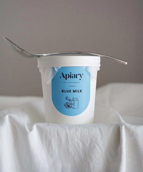 Blue Milk Ice Cream | Homemade Ice Creamery | Apiary Singapore
