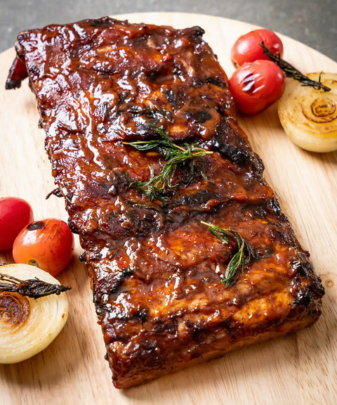 BBQ Cooked Pork Ribs